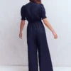 Anna Linen Jumpsuit Navy Anna Linen Jumpsuit Navy