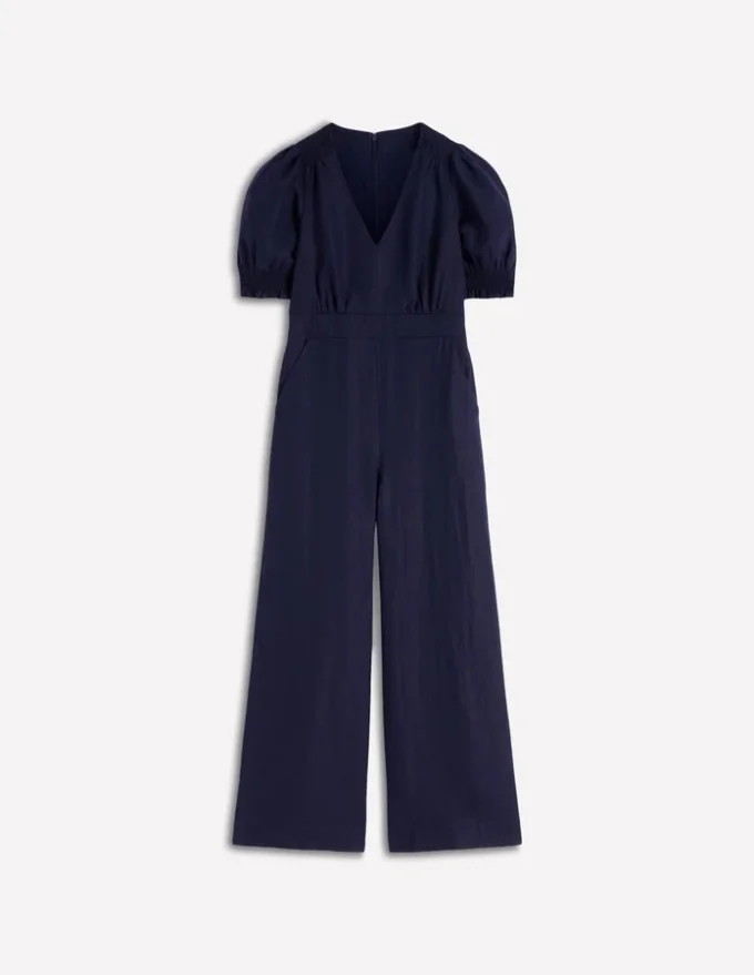 Anna Linen Jumpsuit Navy Anna Linen Jumpsuit Navy