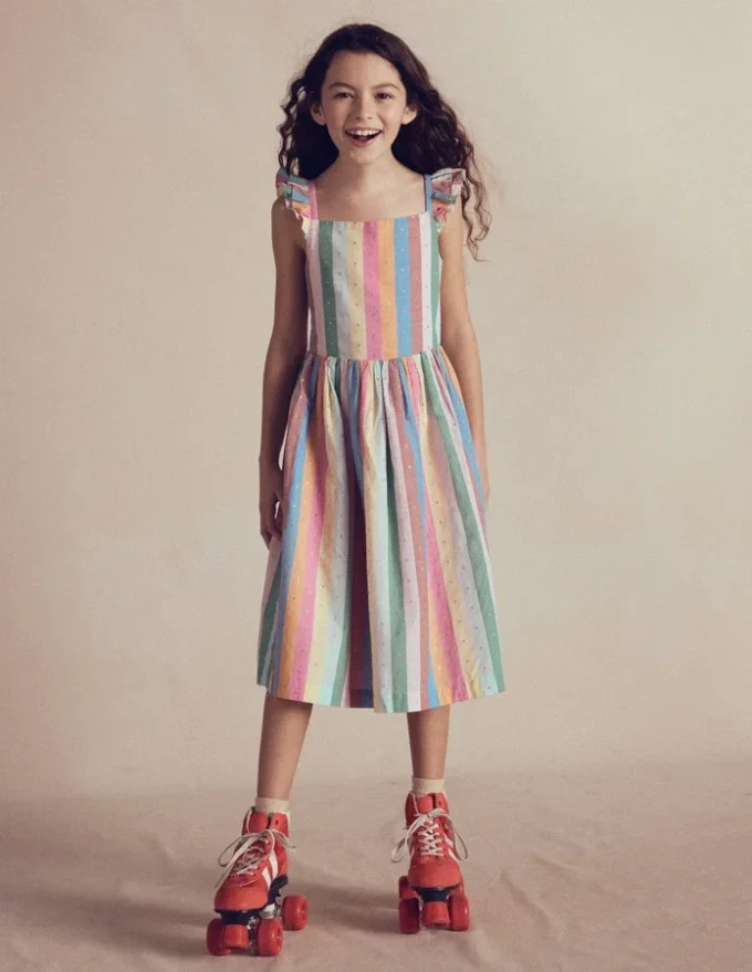 Annalisa Twirly Sundress Multi Stripe Annalisa Twirly Sundress Multi Stripe