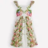Annalisa Twirly Sundress Soft Ivory Floral Annalisa Twirly Sundress Soft Ivory Floral