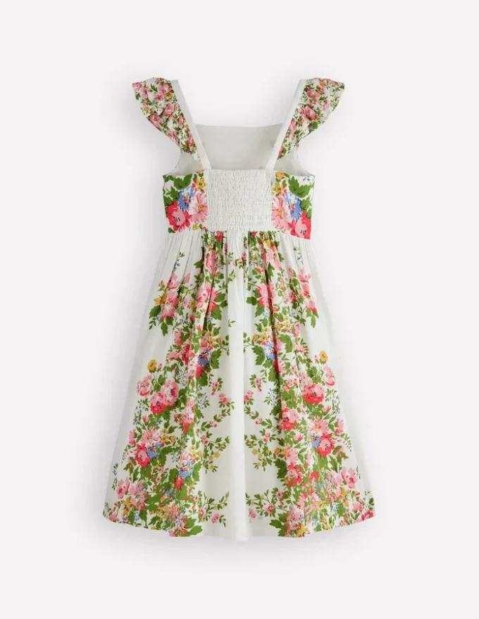 Annalisa Twirly Sundress Soft Ivory Floral Annalisa Twirly Sundress Soft Ivory Floral