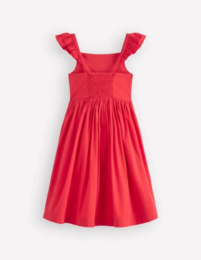 Annalisa Twirly Sundress Spicy Red Embroidery Annalisa Twirly Sundress Spicy Red Embroidery