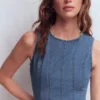 Annet Denim Midi Dress Mid Vintage Annet Denim Midi Dress Mid Vintage