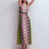 Antonia Jersey Maxi Dress Multi, Ornamental Garden Antonia Jersey Maxi Dress Multi, Ornamental Garden