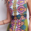 Antonia Jersey Maxi Dress Multi, Ornamental Garden Antonia Jersey Maxi Dress Multi, Ornamental Garden