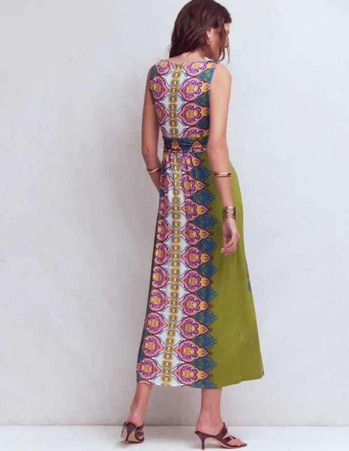 Antonia Jersey Maxi Dress Multi, Ornamental Garden Antonia Jersey Maxi Dress Multi, Ornamental Garden