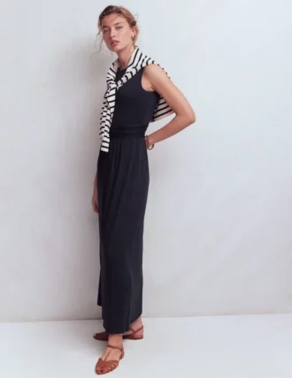 Antonia Jersey Maxi Dress Navy
