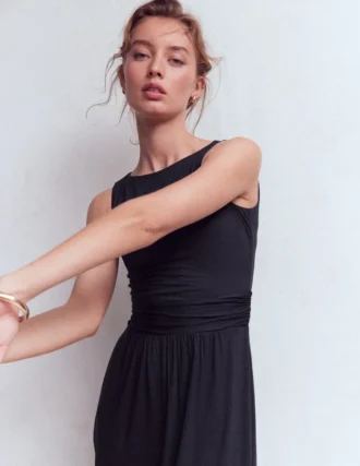 Antonia Jersey Maxi Dress Navy