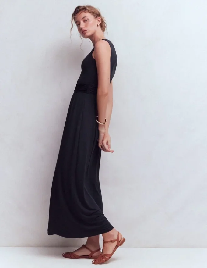 Antonia Jersey Maxi Dress Navy Antonia Jersey Maxi Dress Navy