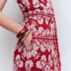 Antonia Jersey Maxi Dress Rich Chestnut, Botanical Charm Antonia Jersey Maxi Dress Rich Chestnut, Botanical Charm