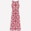 Antonia Jersey Maxi Dress Rich Chestnut, Botanical Charm Antonia Jersey Maxi Dress Rich Chestnut, Botanical Charm