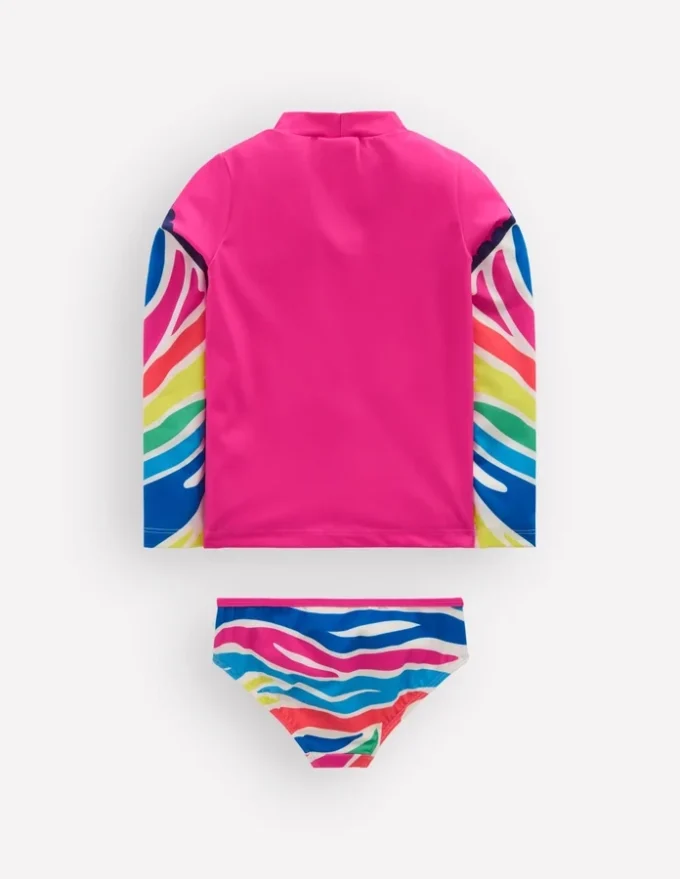 Appliqué Rash Vest Set Raspberry Pink Zebra Appliqué Rash Vest Set Raspberry Pink Zebra