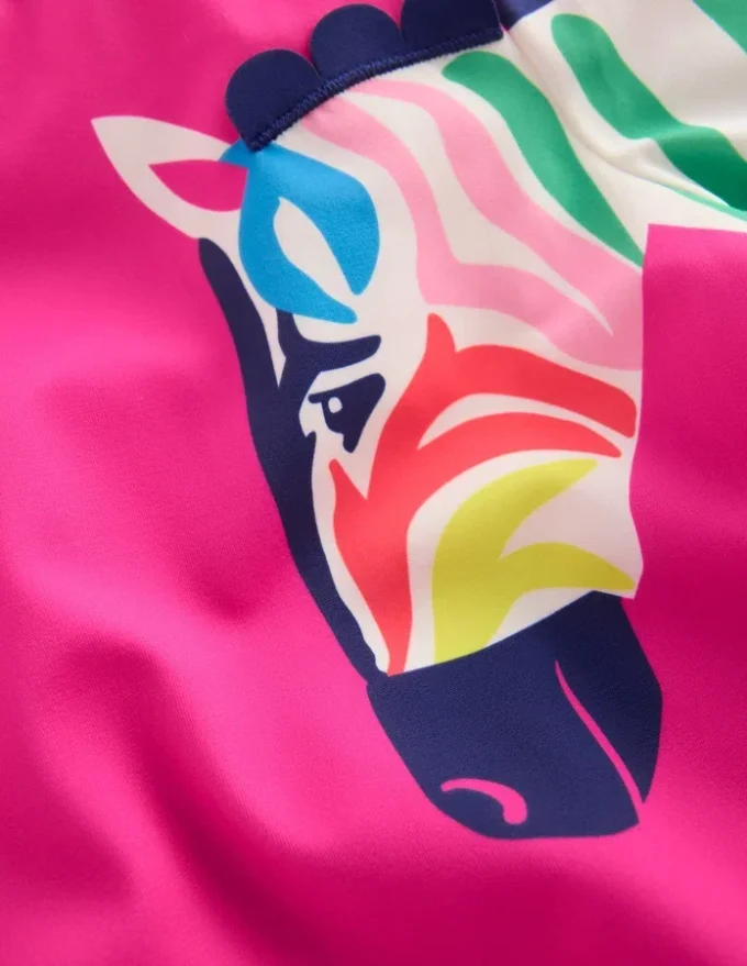 Appliqué Rash Vest Set Raspberry Pink Zebra Appliqué Rash Vest Set Raspberry Pink Zebra