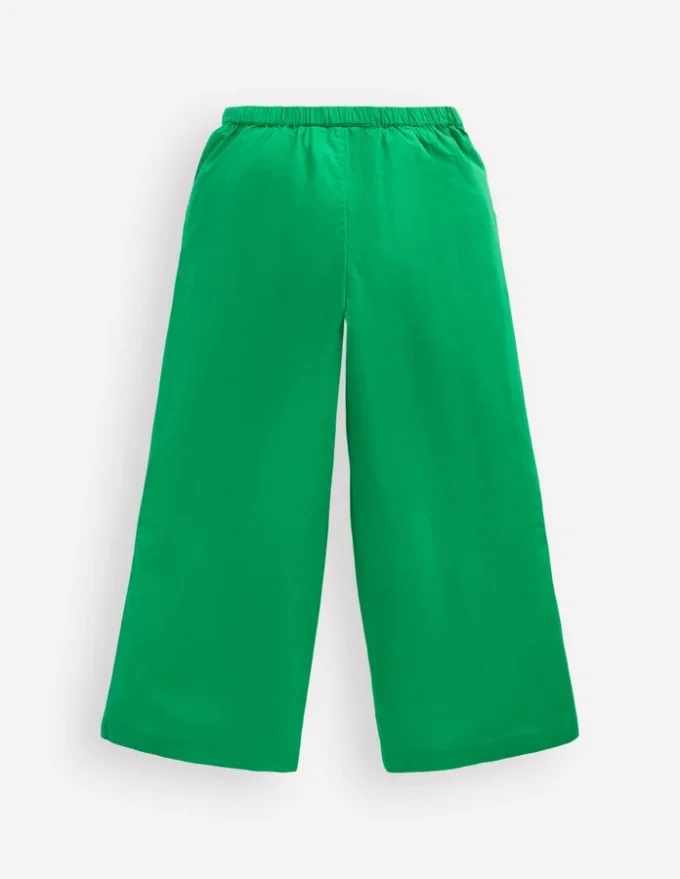 Applique Pull-on Pants Green Flamingos Applique Pull-on Pants Green Flamingos
