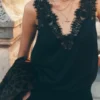 Ara Silk Blend Lace Cami Black Ara Silk Blend Lace Cami Black