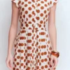 Arabella Cotton Maxi Dress Ginger, Painted Dot