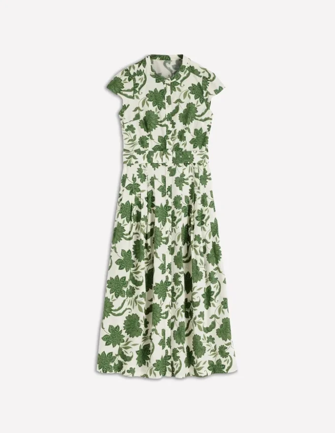 Arabella Cotton Maxi Dress Green Elegant Blossom Arabella Cotton Maxi Dress Green Elegant Blossom