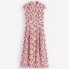 Arabella Cotton Maxi Dress Pink Carnation Stem Arabella Cotton Maxi Dress Pink Carnation Stem