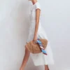 Arabella Cotton Maxi Dress White Broderie Arabella Cotton Maxi Dress White Broderie