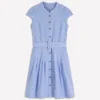 Arabella Short Linen Dress Chambray Arabella Short Linen Dress Chambray