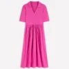 Aria Collared Jersey Dress Passion Flower Aria Collared Jersey Dress Passion Flower