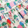 Ariel Twirly Jersey Dress Multi Elephant Woodblock Ariel Twirly Jersey Dress Multi Elephant Woodblock