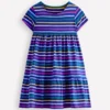Ariel Twirly Jersey Dress Multi Stripe