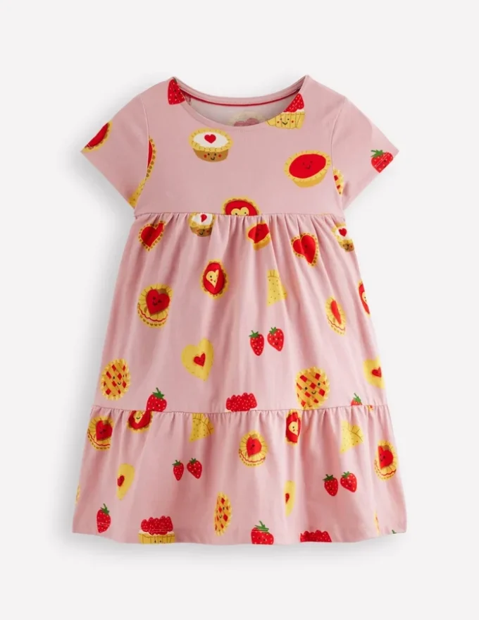 Ariel Twirly Jersey Dress Vintage Pink Sweet Treats Ariel Twirly Jersey Dress Vintage Pink Sweet Treats