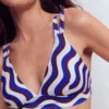 Arles Bikini Top Multi, Wavy Stripe Arles Bikini Top Multi, Wavy Stripe