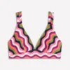 Arles Bikini Top Multi, Wavy Stripe Arles Bikini Top Multi, Wavy Stripe