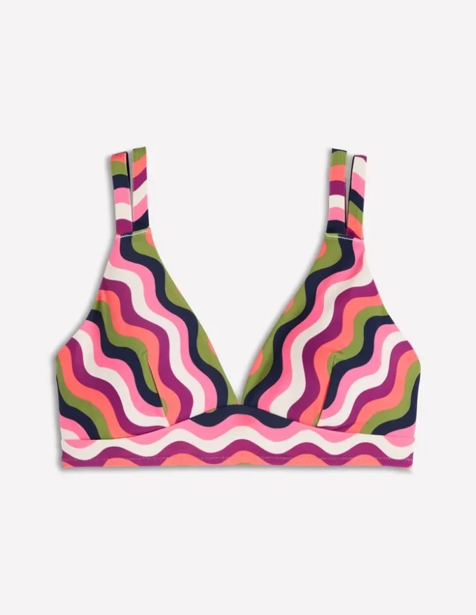 Arles Bikini Top Multi, Wavy Stripe Arles Bikini Top Multi, Wavy Stripe