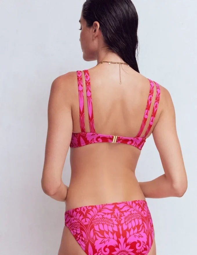 Arles Bikini Top Salsa, Ornamental Foliage