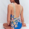 Arles Swimsuit Blue, Blossom Elegance Arles Swimsuit Blue, Blossom Elegance