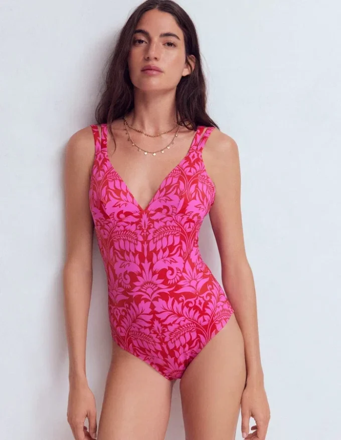 Arles Swimsuit Salsa, Ornamental Foliage Arles Swimsuit Salsa, Ornamental Foliage