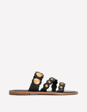 Asymmetric Disc Mule Black Discs