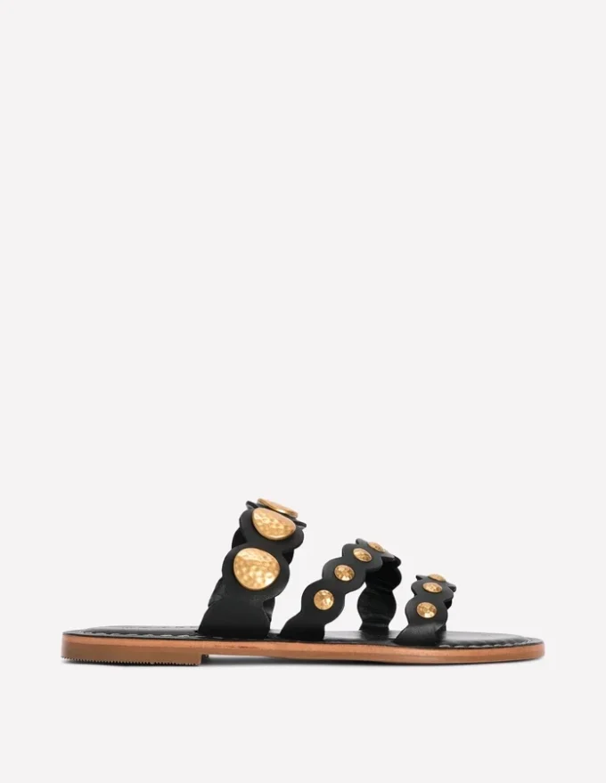 Asymmetric Disc Mule Black Discs Asymmetric Disc Mule Black Discs