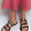 Asymmetric Disc Mule Black Discs Asymmetric Disc Mule Black Discs