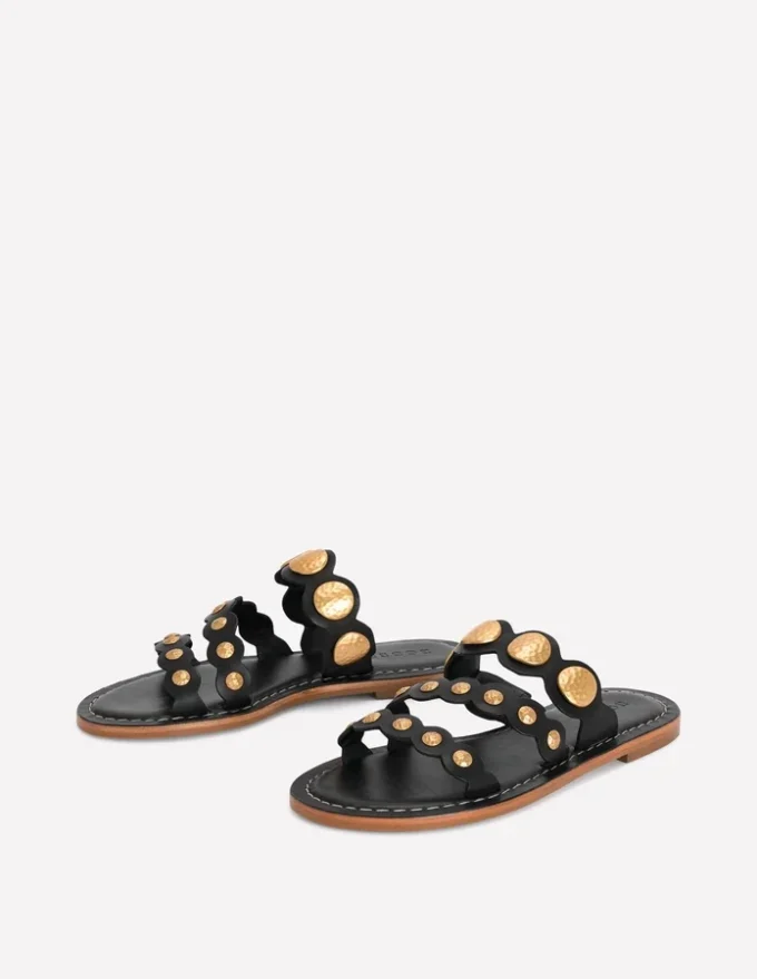 Asymmetric Disc Mule Black Discs Asymmetric Disc Mule Black Discs