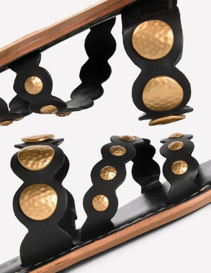 Asymmetric Disc Mule Black Discs Asymmetric Disc Mule Black Discs