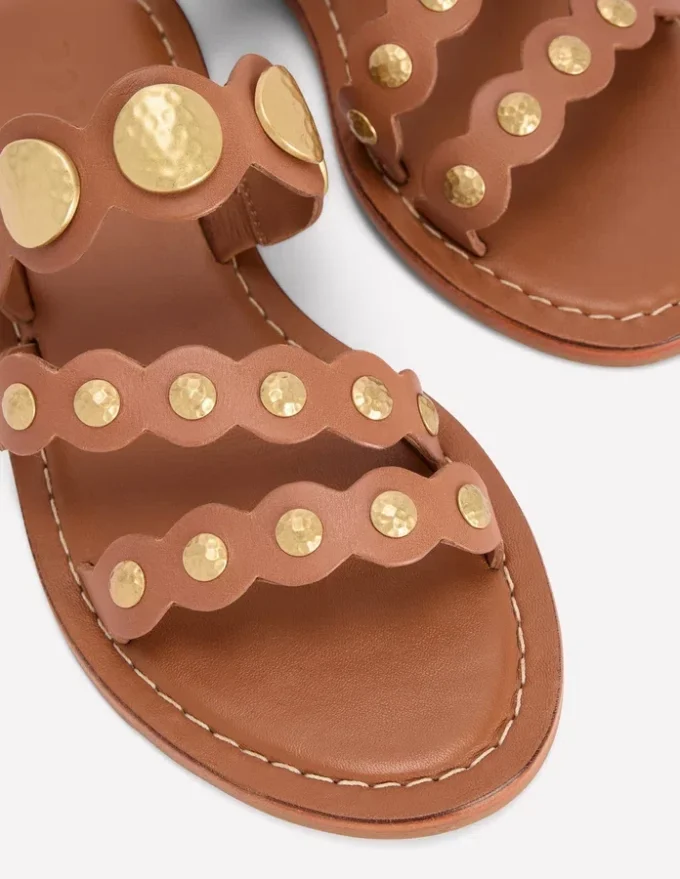Asymmetric Disc Mule Tan Discs Asymmetric Disc Mule Tan Discs