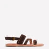 Asymmetric Sandal Bitter Chocolate