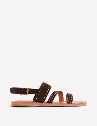 Asymmetric Sandal Bitter Chocolate