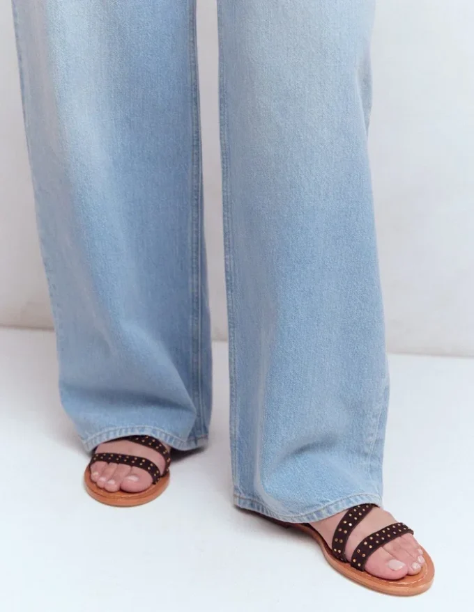 Asymmetric Sandal Bitter Chocolate