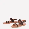 Asymmetric Sandal Bitter Chocolate