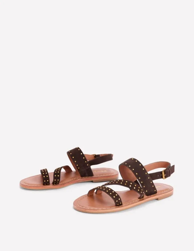 Asymmetric Sandal Bitter Chocolate