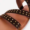 Asymmetric Sandal Bitter Chocolate