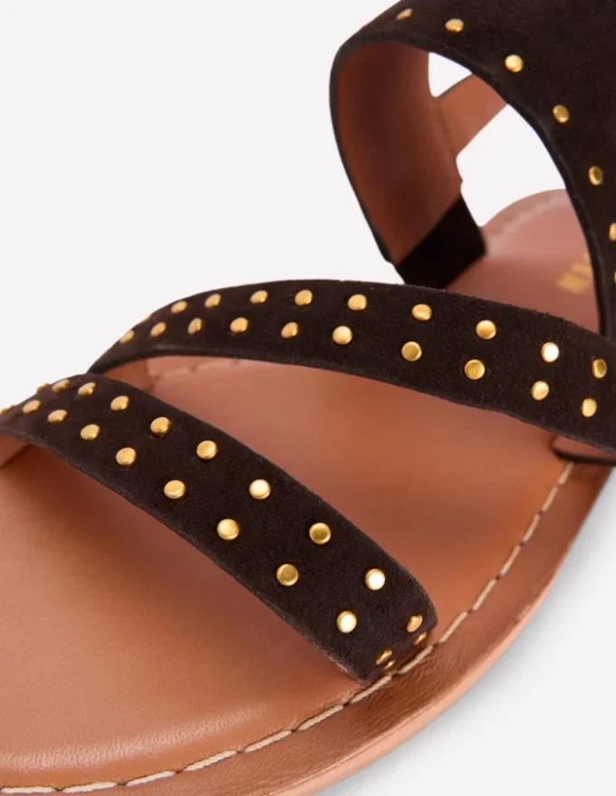 Asymmetric Sandal Bitter Chocolate