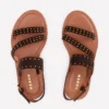 Asymmetric Sandal Bitter Chocolate