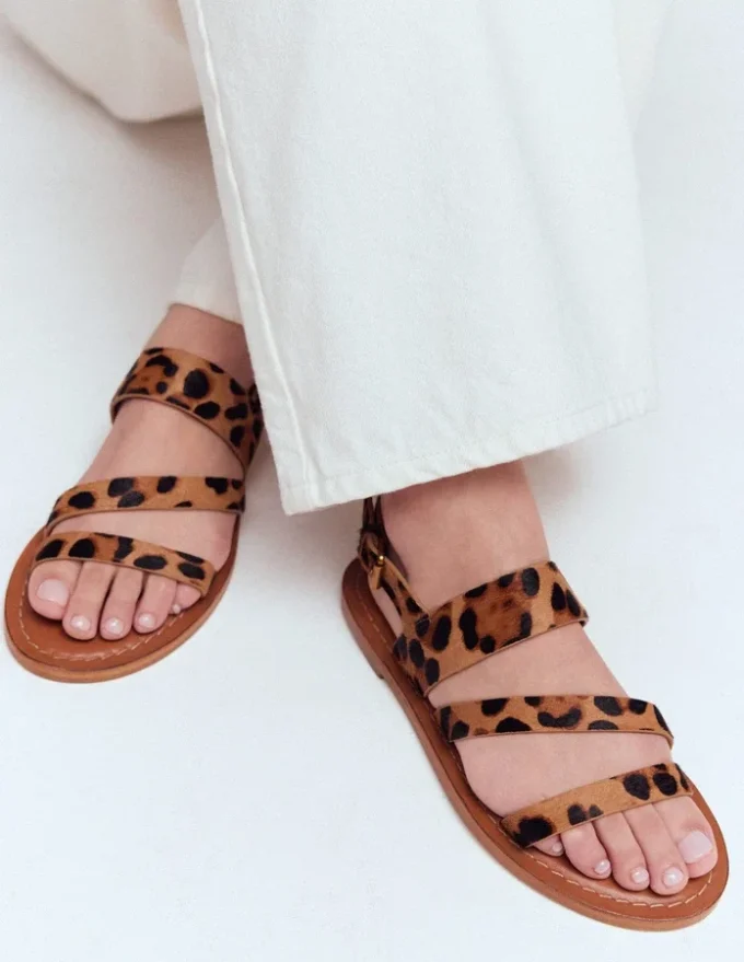 Asymmetric Sandal Leopard Asymmetric Sandal Leopard