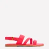 Asymmetric Sandal Red Asymmetric Sandal Red